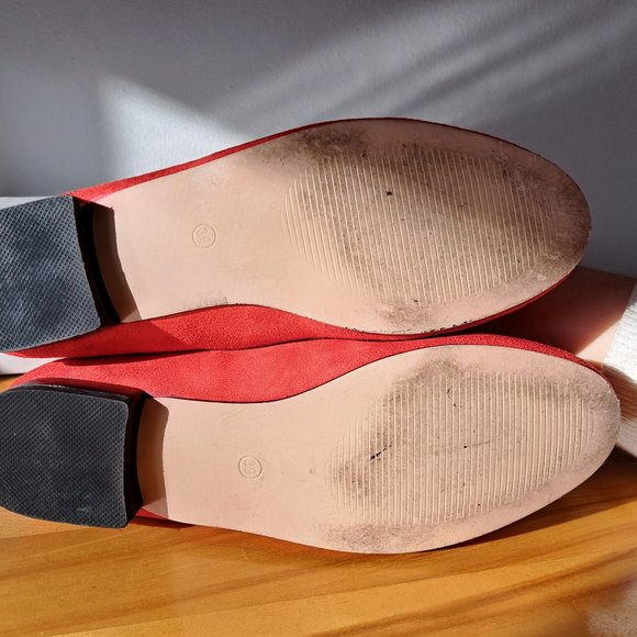 Steve Madden Red Loafer Women's Size 39 US Size 9 - Picture 5 of 6